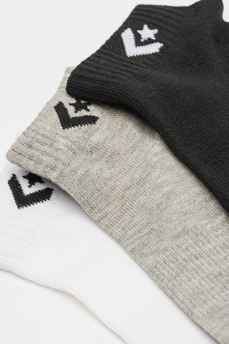 Converse Къси чорапи с лого - 3 чифта - Pepit.bg