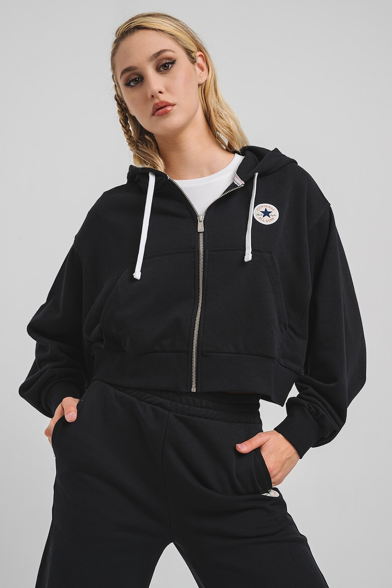 Converse Късо свободно худи с лого - Pepit.bg