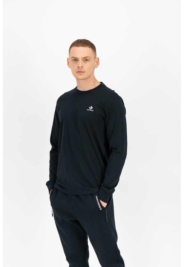 Converse Памучна блуза Foundation LS - Pepit.bg