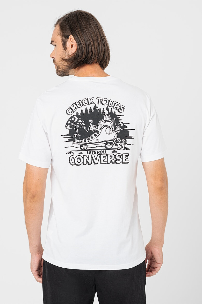 Converse Памучна тениска Chuck Tours - Pepit.bg