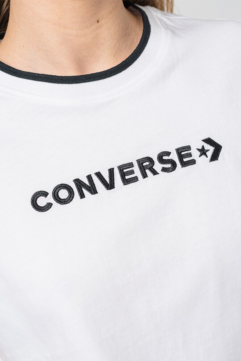 Converse Памучна тениска с бродирано лого - Pepit.bg
