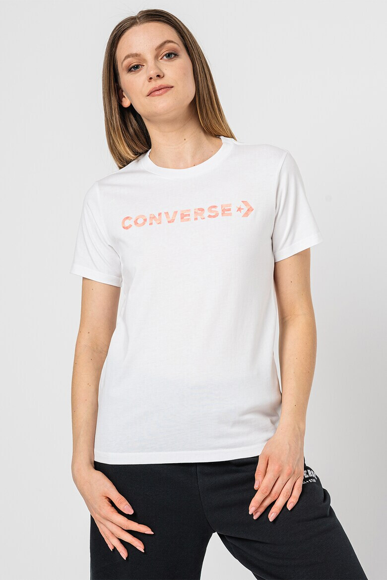 Converse Памучна тениска с лого - Pepit.bg