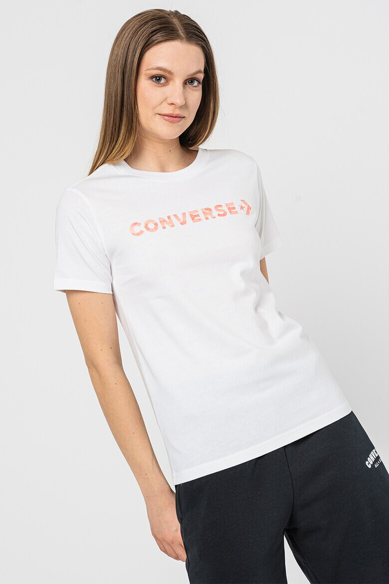 Converse Памучна тениска с лого - Pepit.bg