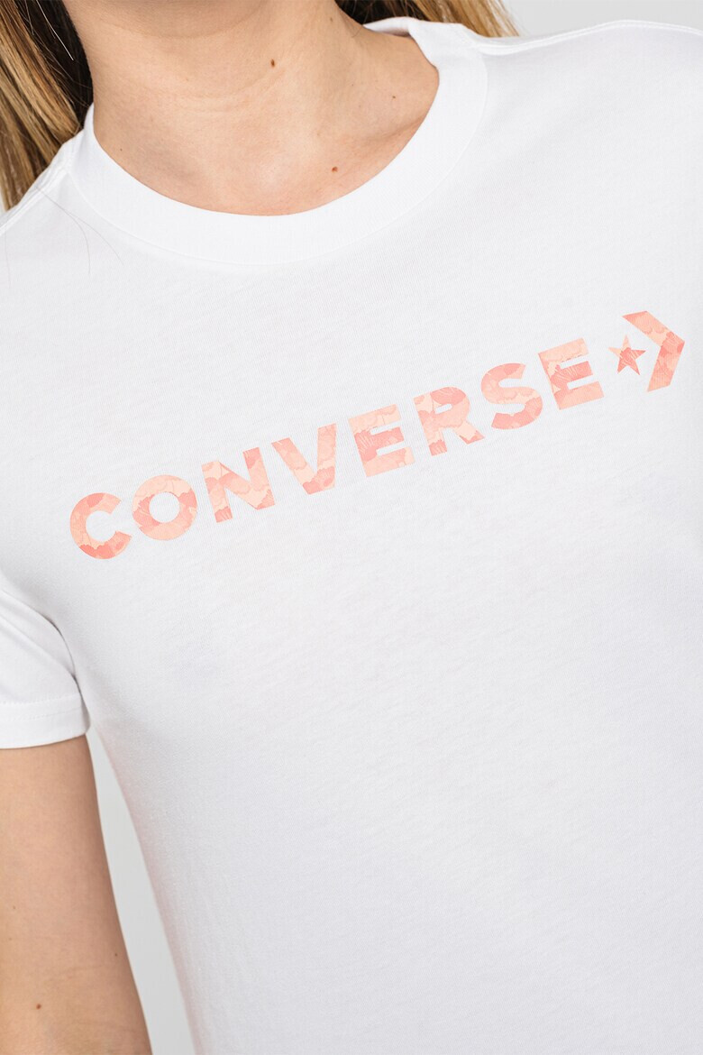 Converse Памучна тениска с лого - Pepit.bg