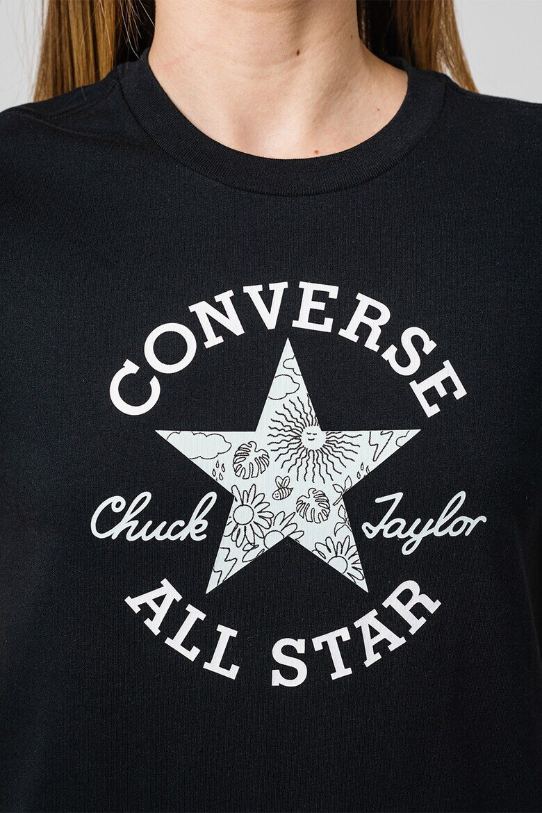 Converse Памучна тениска с лого - Pepit.bg