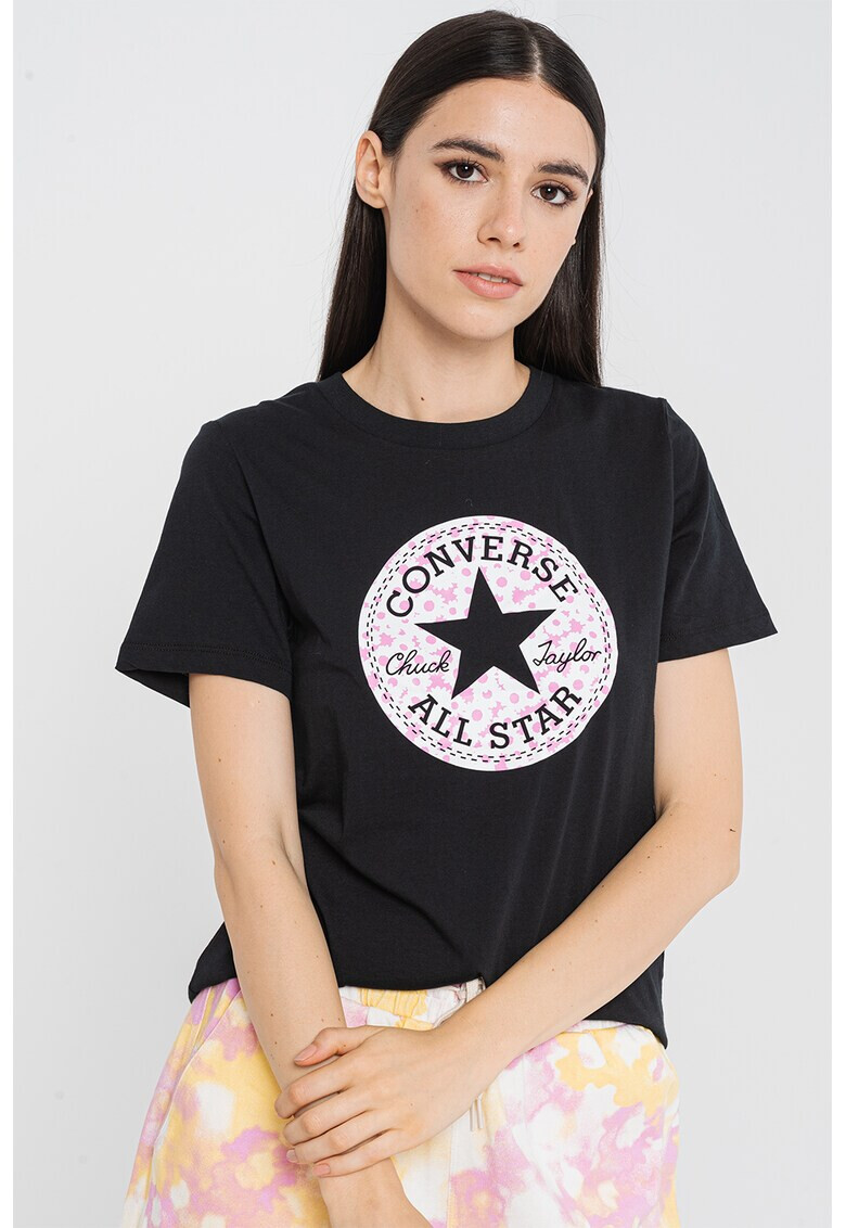 Converse Памучна тениска с лого - Pepit.bg