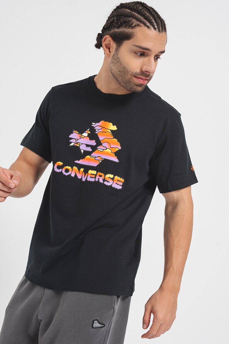 Converse ​Памучна тениска Star Chevron Clouds - Pepit.bg