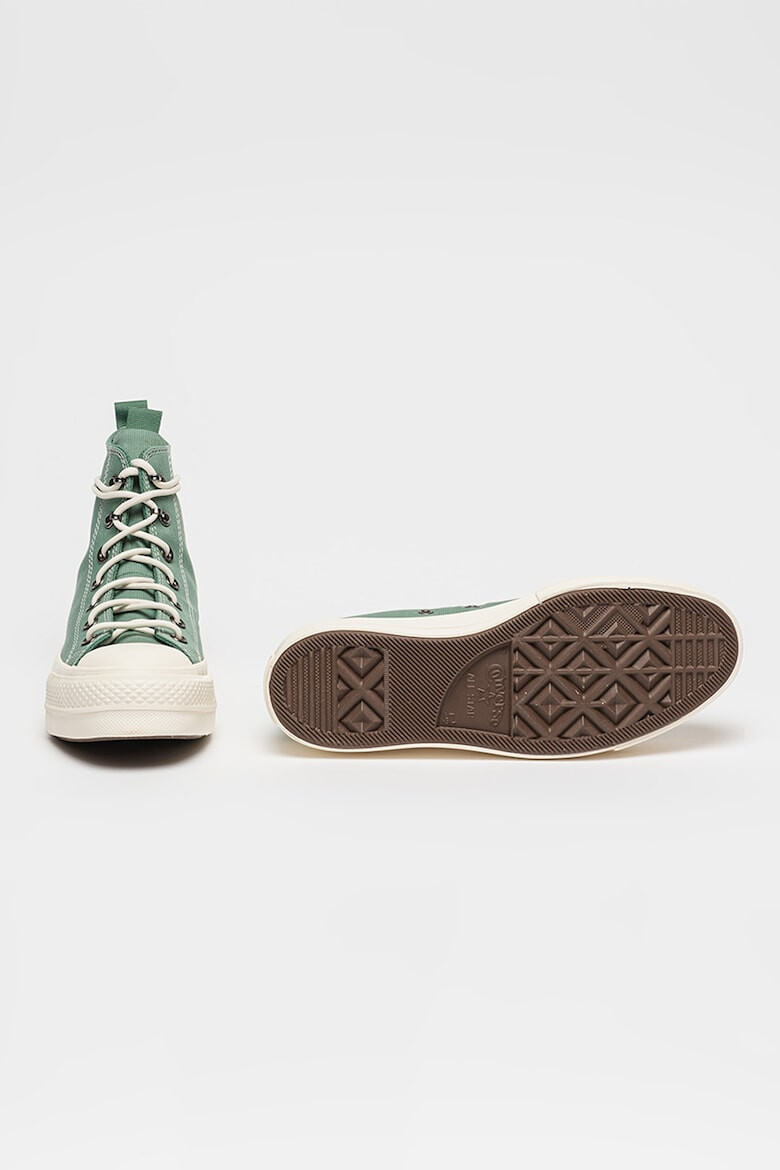 Converse Текстилни кецове с равна платформа и лого - Pepit.bg