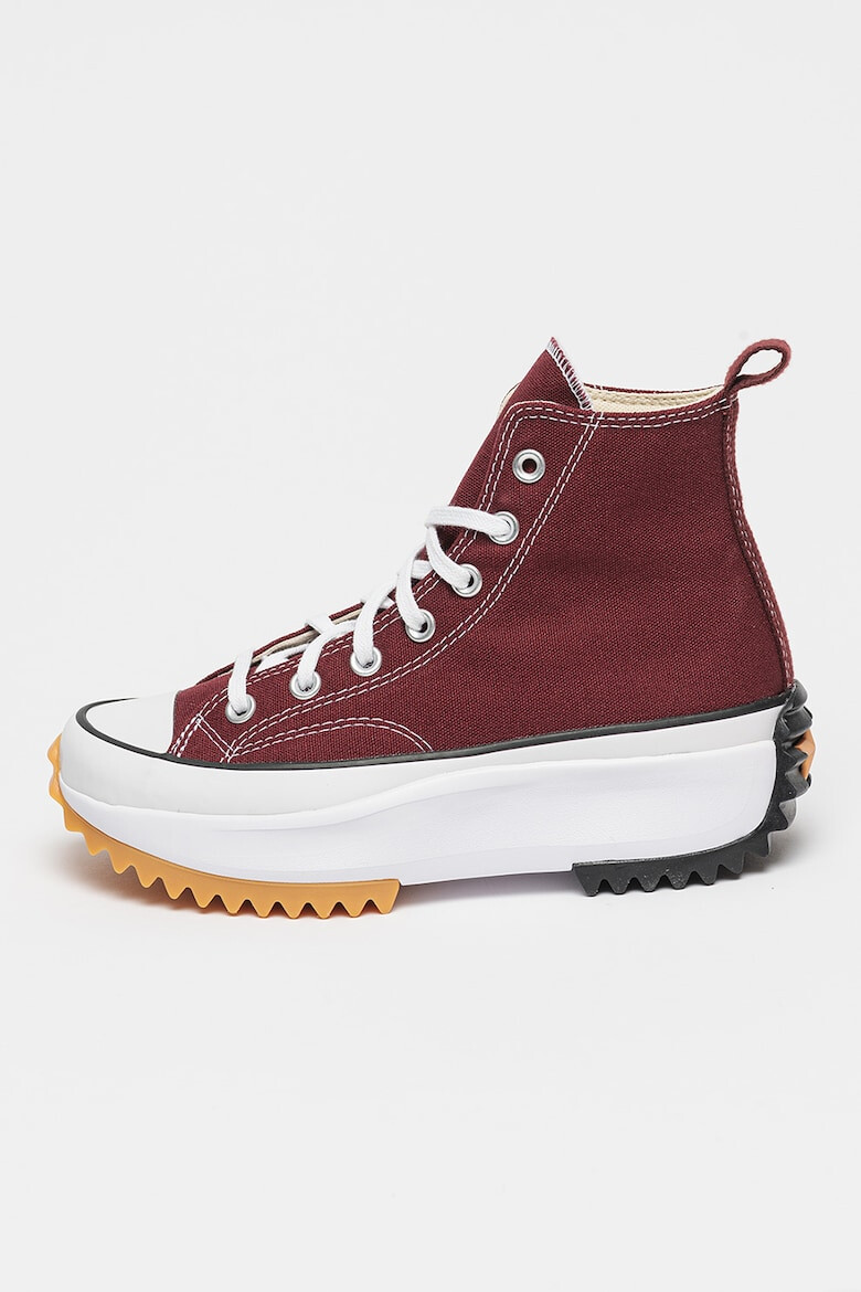 Converse Спортни обувки Run Star Hike - Текстил - Бял/Бордо - Pepit.bg