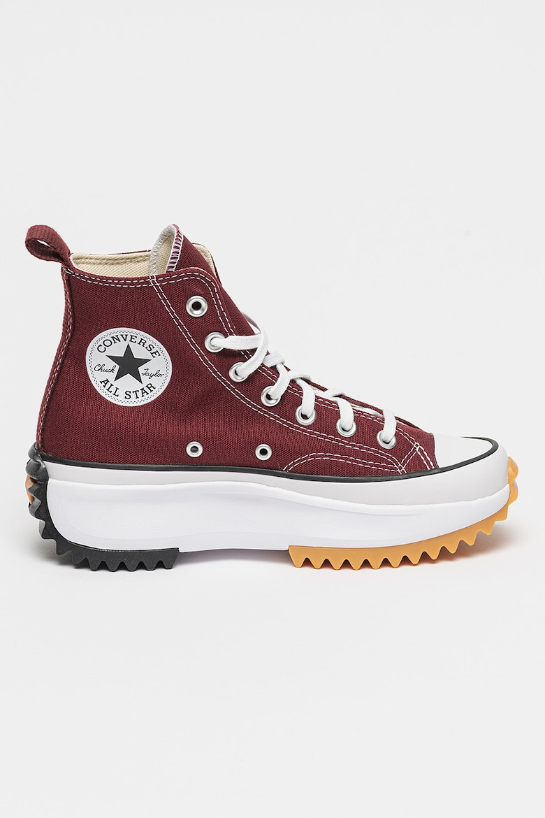 Converse Спортни обувки Run Star Hike - Текстил - Бял/Бордо - Pepit.bg