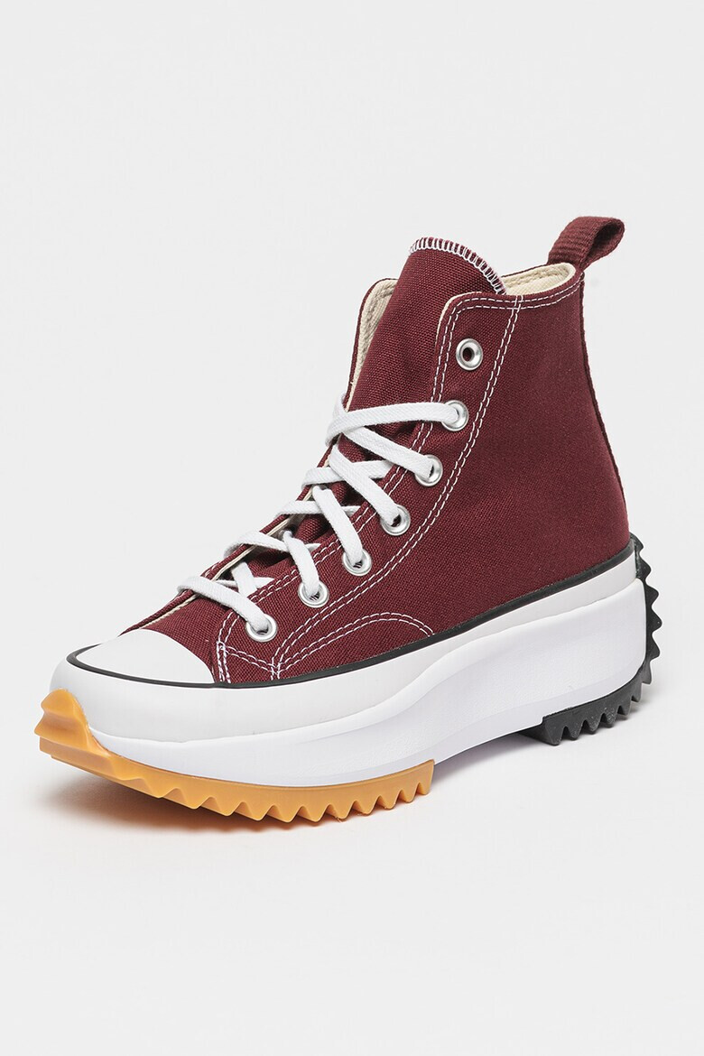 Converse Спортни обувки Run Star Hike - Текстил - Бял/Бордо - Pepit.bg