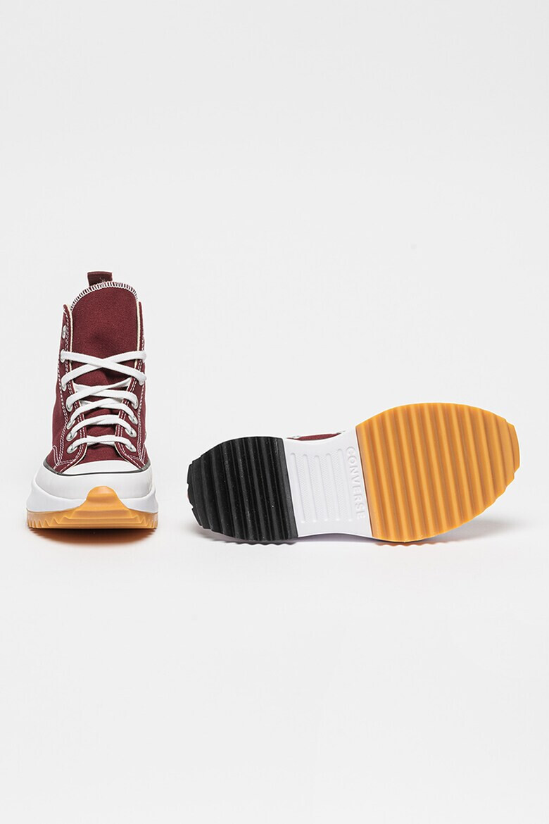 Converse Спортни обувки Run Star Hike - Текстил - Бял/Бордо - Pepit.bg