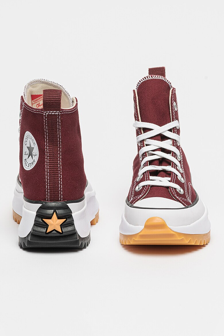 Converse Спортни обувки Run Star Hike - Текстил - Бял/Бордо - Pepit.bg