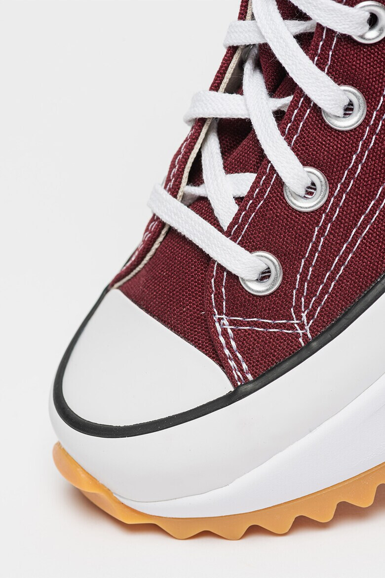 Converse Спортни обувки Run Star Hike - Текстил - Бял/Бордо - Pepit.bg