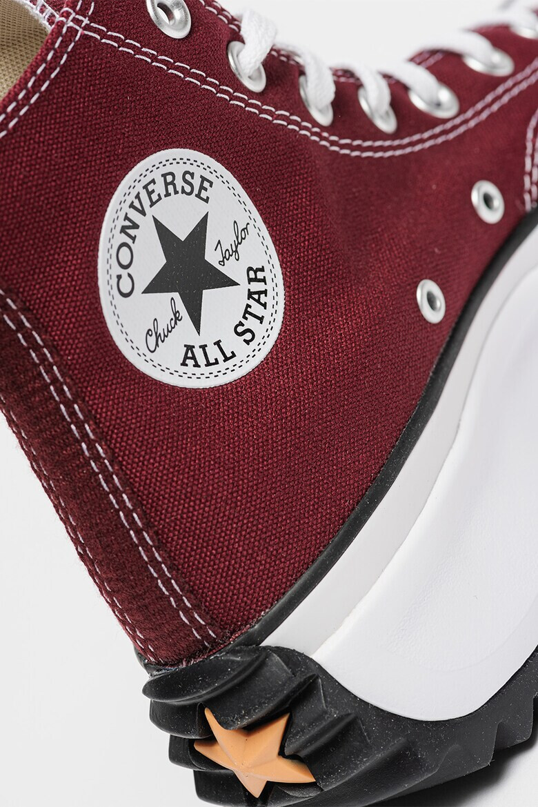Converse Спортни обувки Run Star Hike - Текстил - Бял/Бордо - Pepit.bg