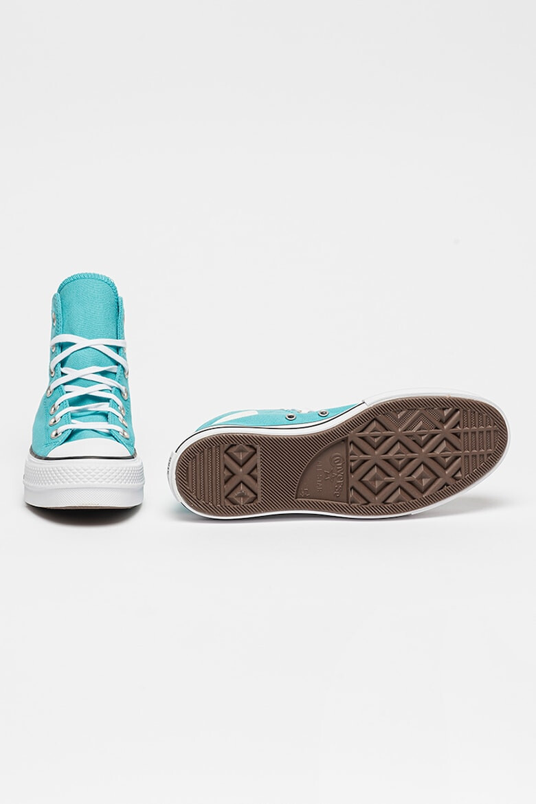 Converse Текстилни кецове с равна платформа и лого - Pepit.bg