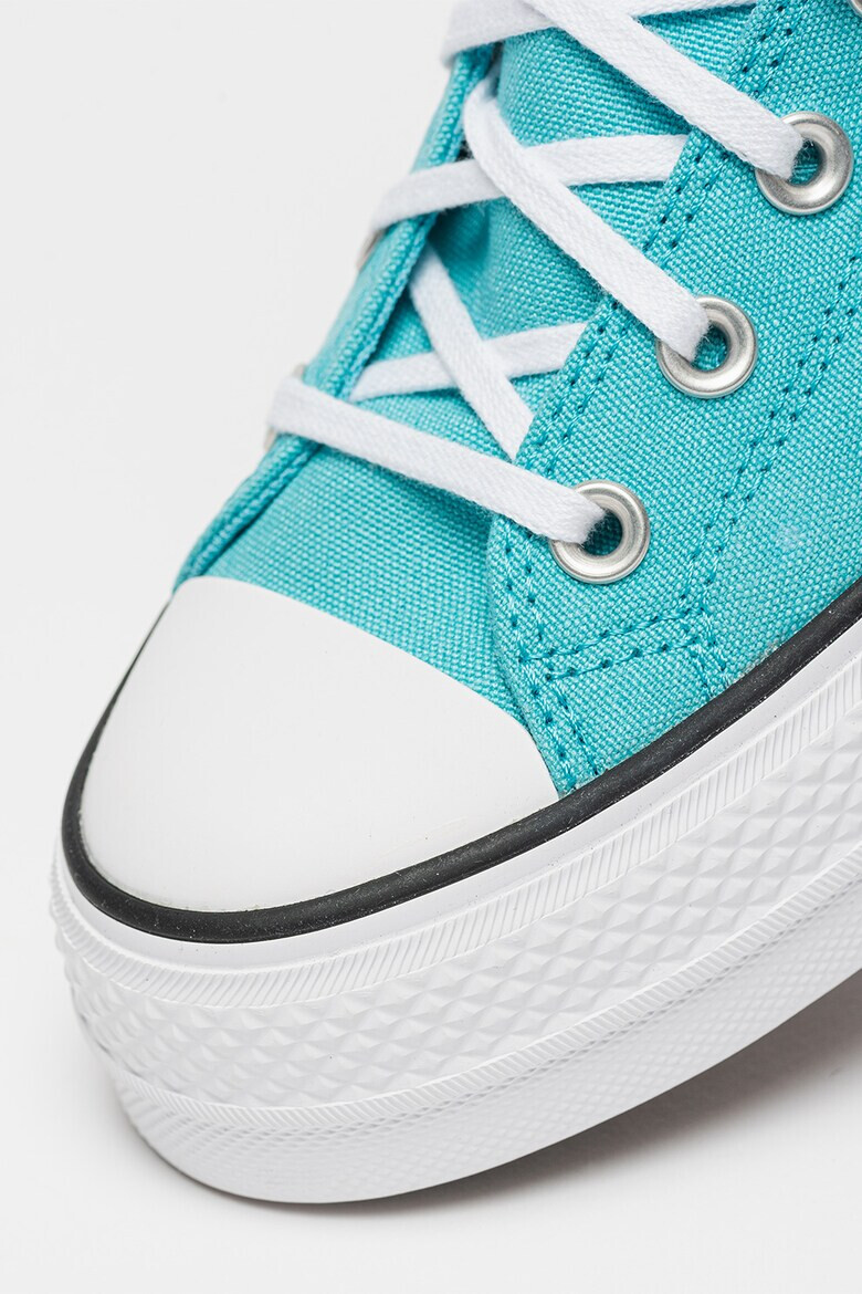 Converse Текстилни кецове с равна платформа и лого - Pepit.bg