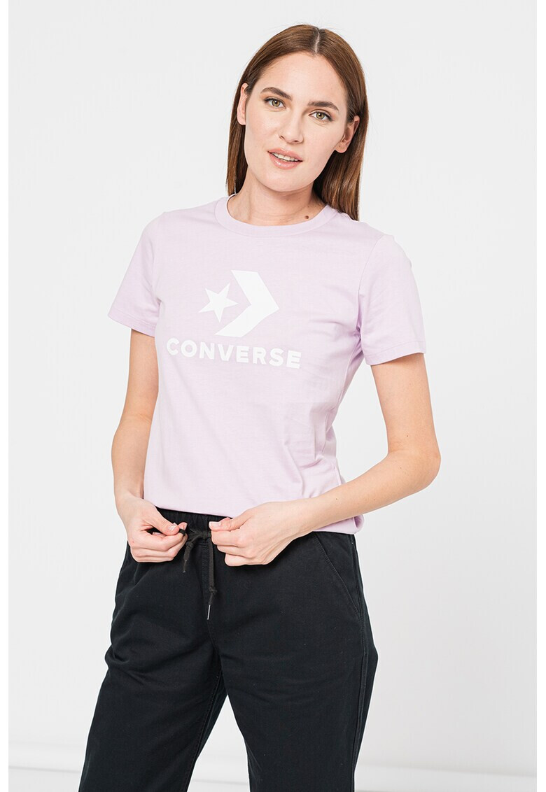 Converse Тениска Boosted Star Chevron с овално деколте - Pepit.bg