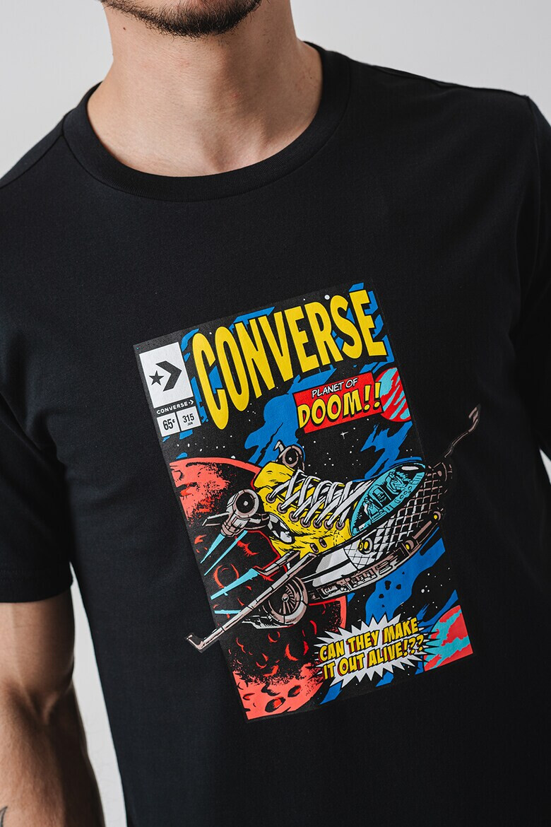 Converse Тениска Comic Cover с овално деколте - Pepit.bg