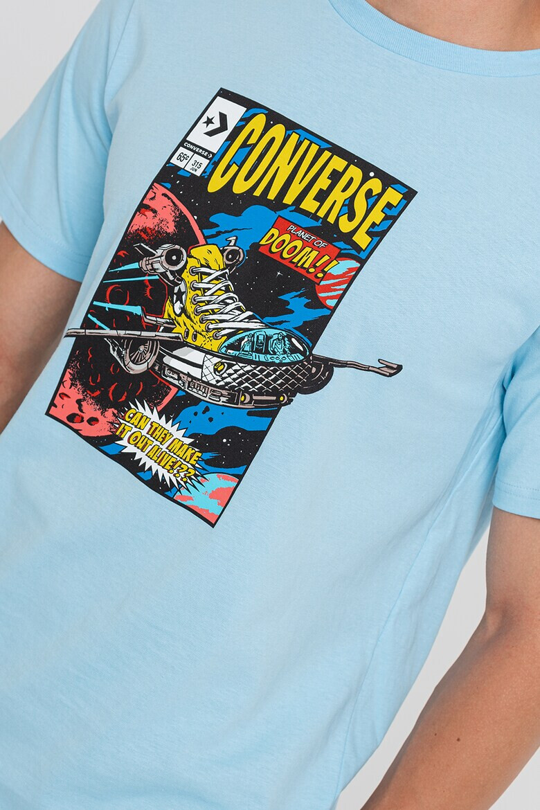 Converse Тениска Comic Cover с овално деколте - Pepit.bg