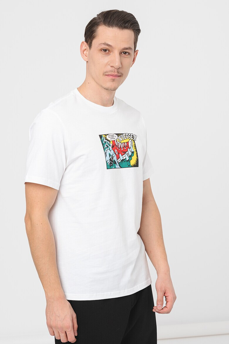Converse Тениска Comic с овално деколте и щампа - Pepit.bg