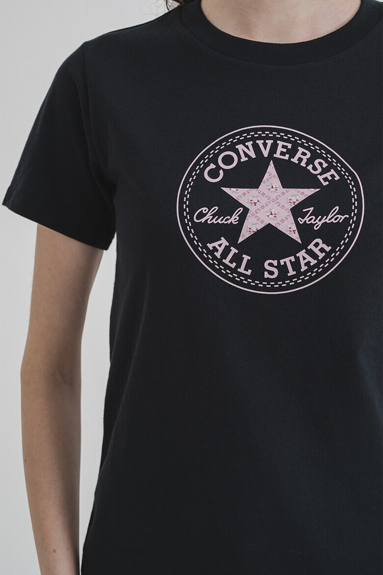 Converse Тениска от памук с лого - Pepit.bg