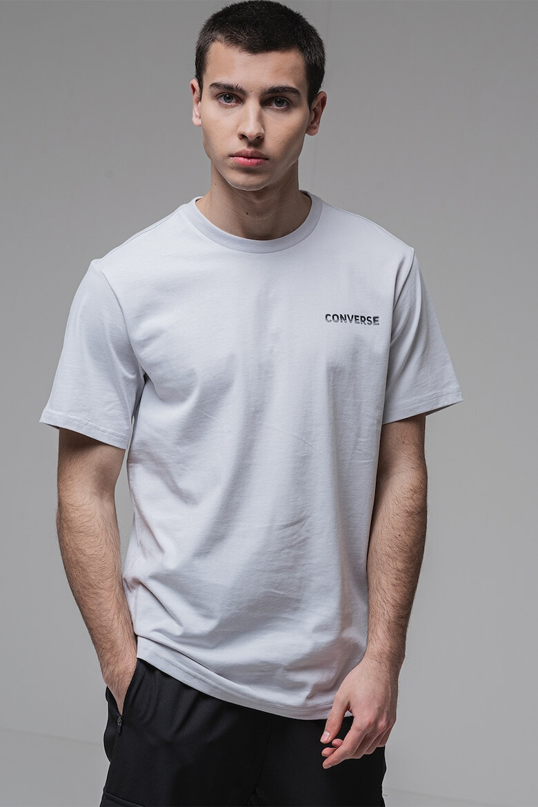 Converse Тениска с овално деколте и принт - Pepit.bg