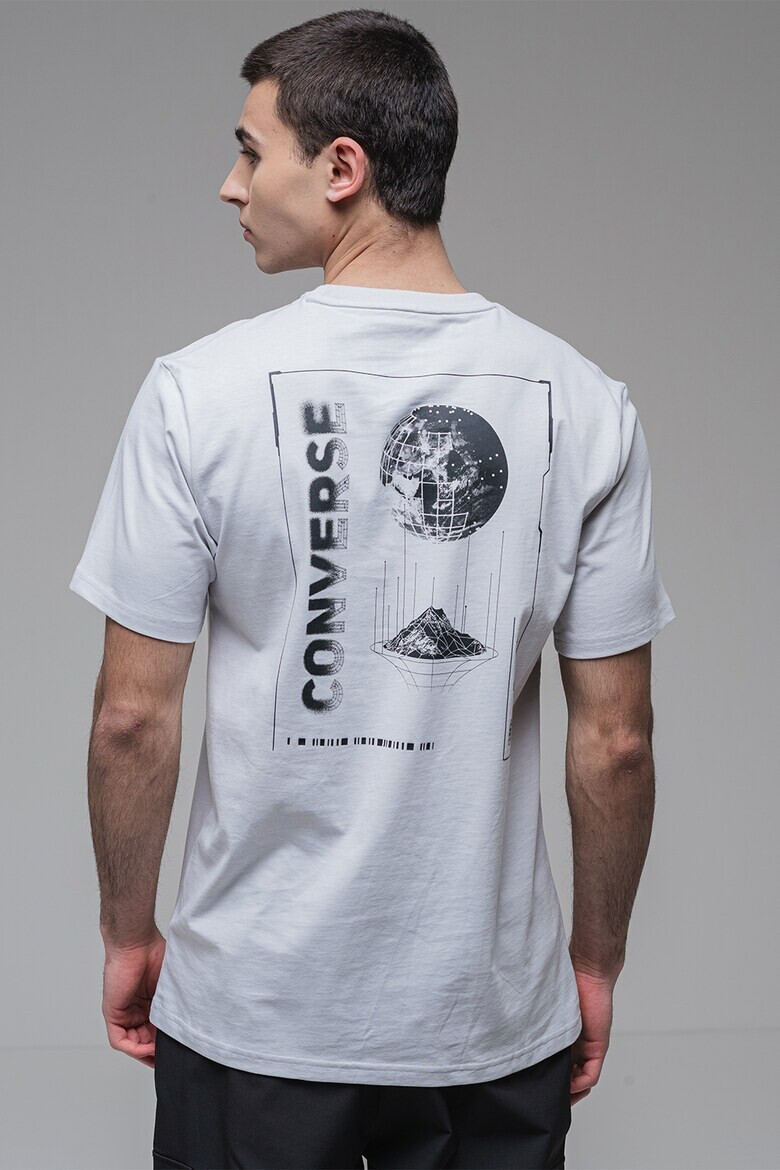 Converse Тениска с овално деколте и принт - Pepit.bg