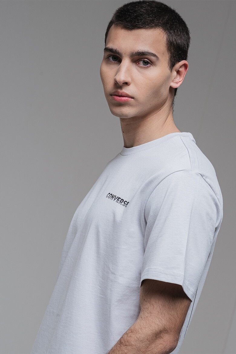 Converse Тениска с овално деколте и принт - Pepit.bg