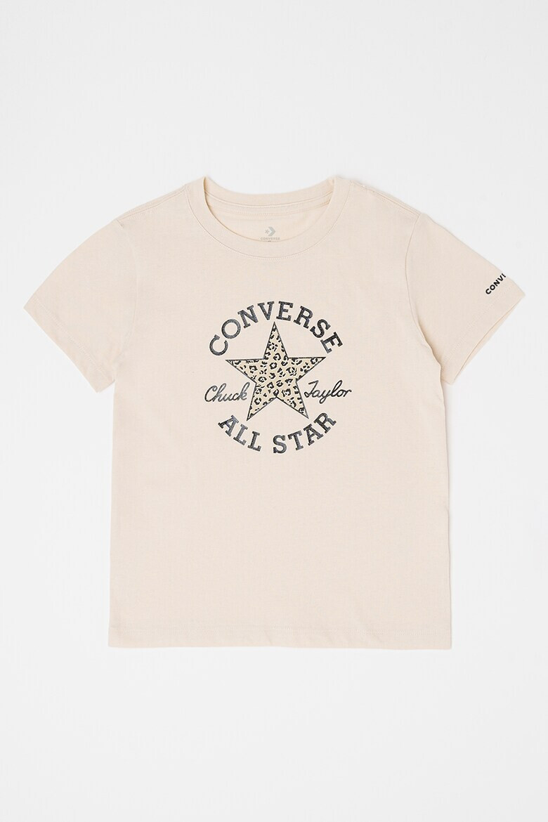Converse Тениска с овално деколте с лого - Pepit.bg