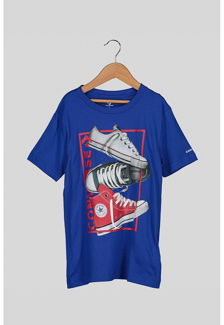 Converse Тениска Stacked Rectangle с фигурална щампа - Pepit.bg