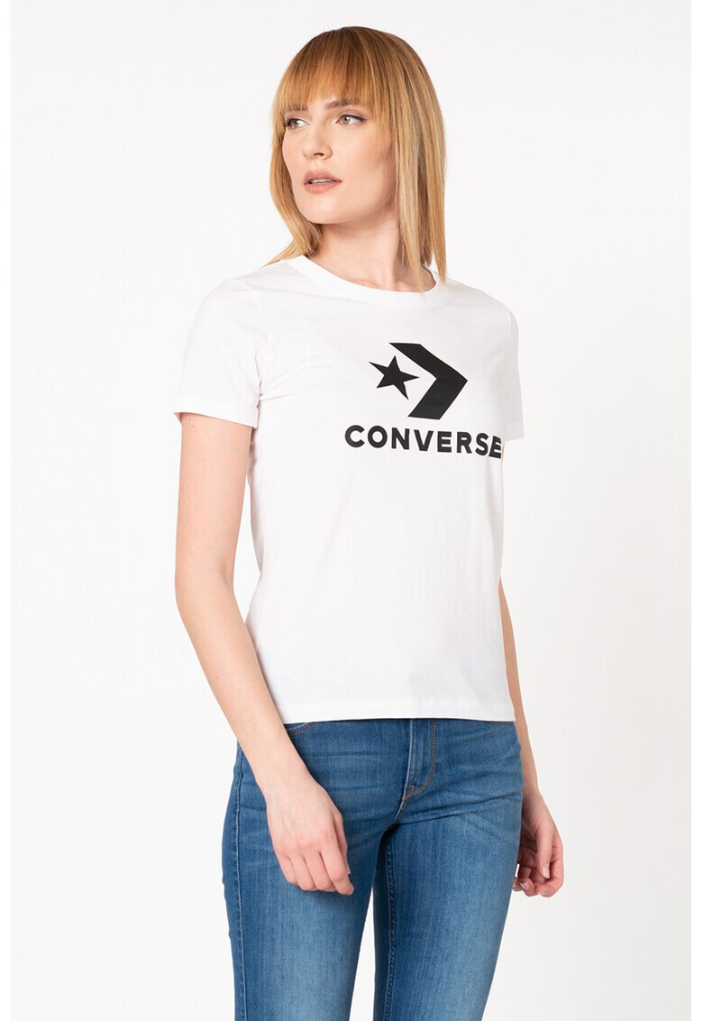 Converse Тениска Boosted Star Chevron с овално деколте - Pepit.bg