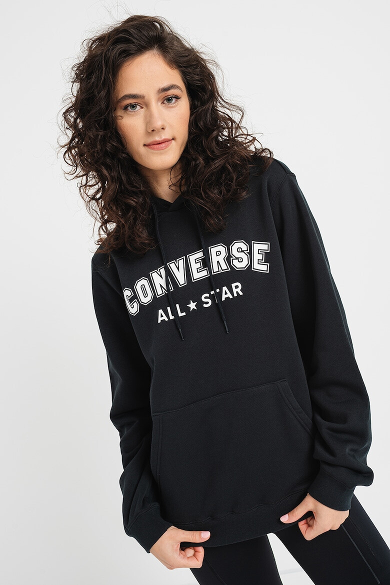 Converse Унисекс поларено худи с лого - Pepit.bg