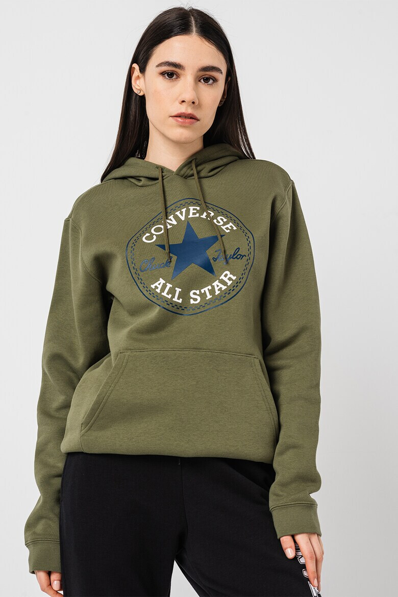 Converse Унисекс худи Chuck Patch с джоб кенгуру - Pepit.bg