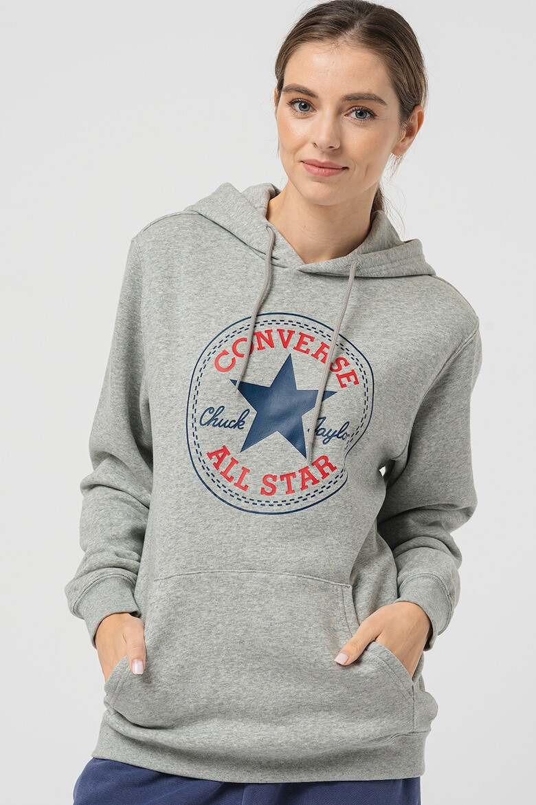 Converse Унисекс худи Chuck Patch с джоб кенгуру - Pepit.bg