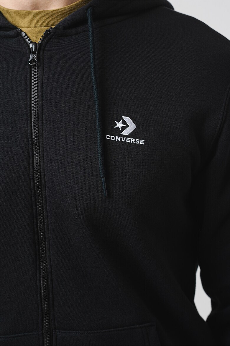 Converse Унисекс худи с цип и лого - Pepit.bg