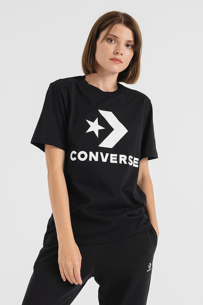 Converse Унисекс памучна тениска Go-To Star Chevron - Pepit.bg