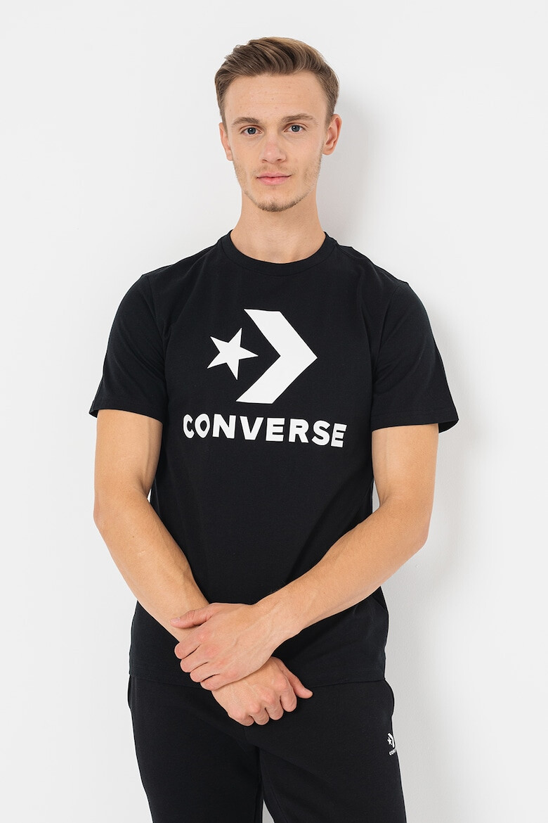 Converse Унисекс памучна тениска Go-To Star Chevron - Pepit.bg