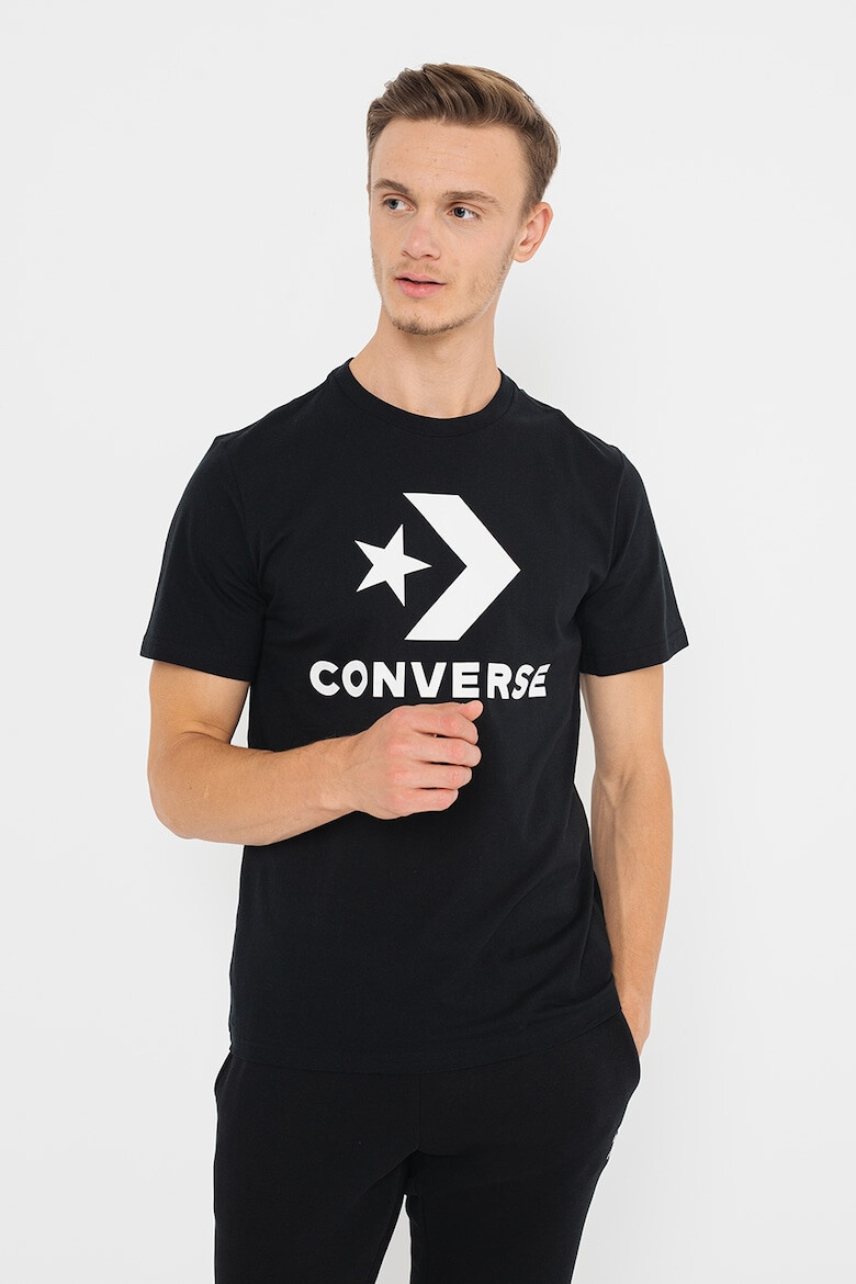 Converse Унисекс памучна тениска Go-To Star Chevron - Pepit.bg