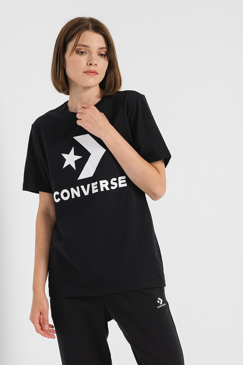 Converse Унисекс памучна тениска Go-To Star Chevron - Pepit.bg