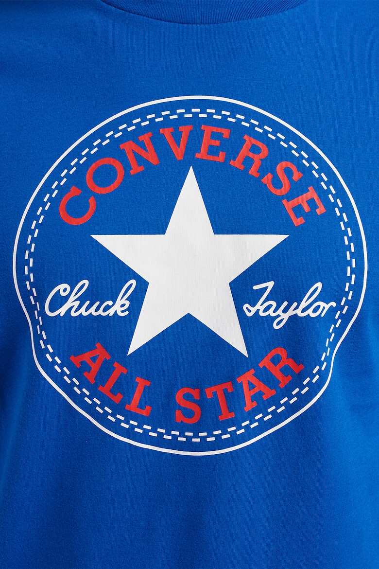 Converse Унисекс памучна тениска с лого - Pepit.bg