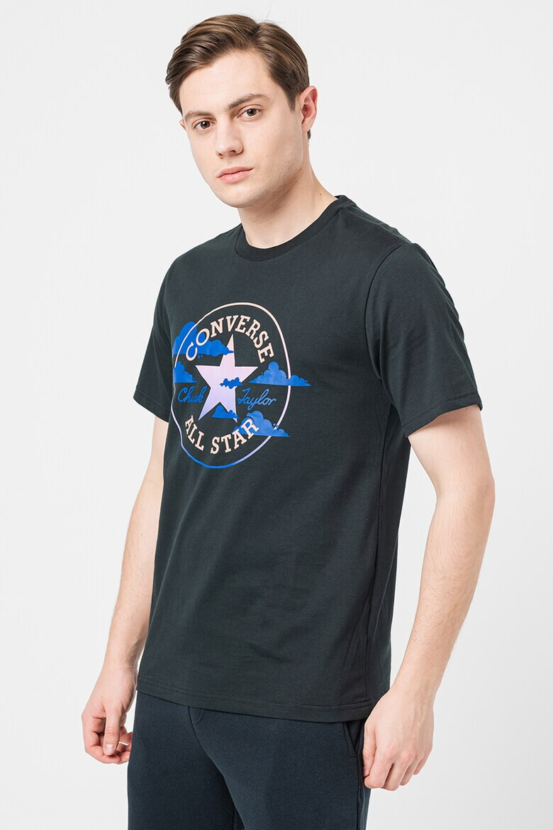 Converse Унисекс памучна тениска с лого - Pepit.bg