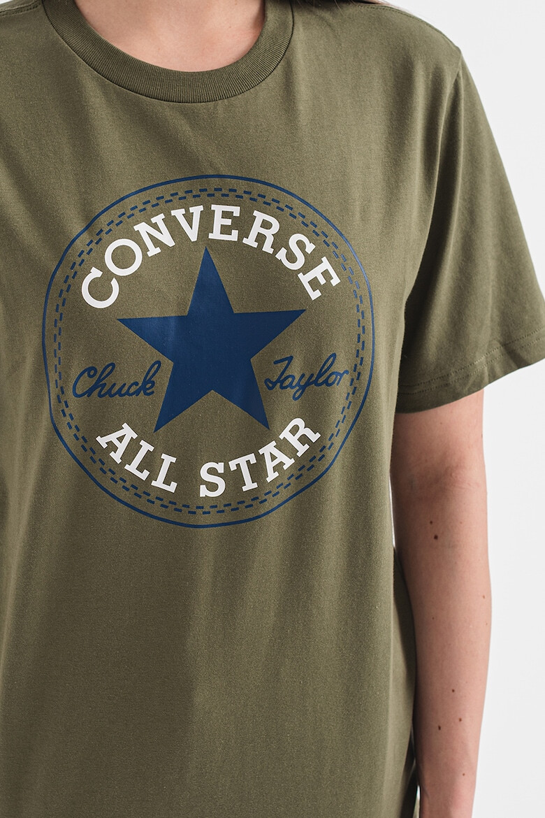 Converse Унисекс памучна тениска с лого - Pepit.bg