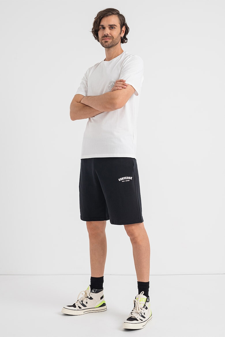 Converse Унисекс памучна тениска с лого - Pepit.bg