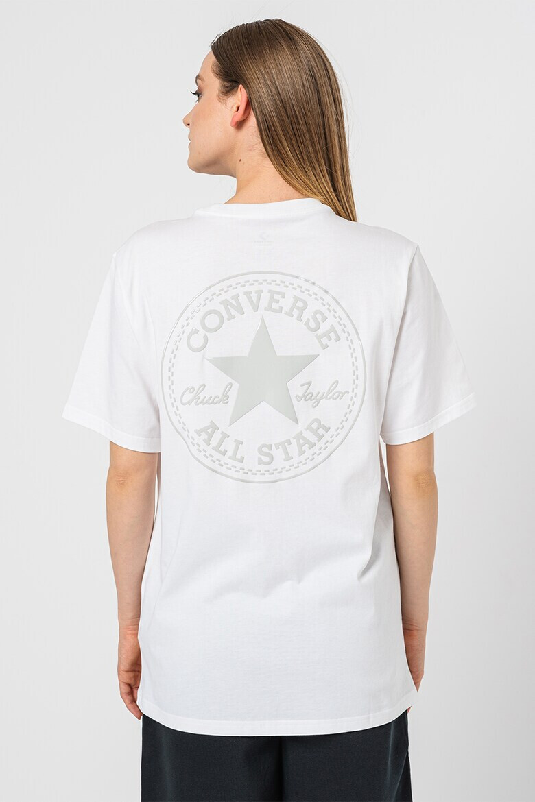 Converse Унисекс памучна тениска с лого - Pepit.bg