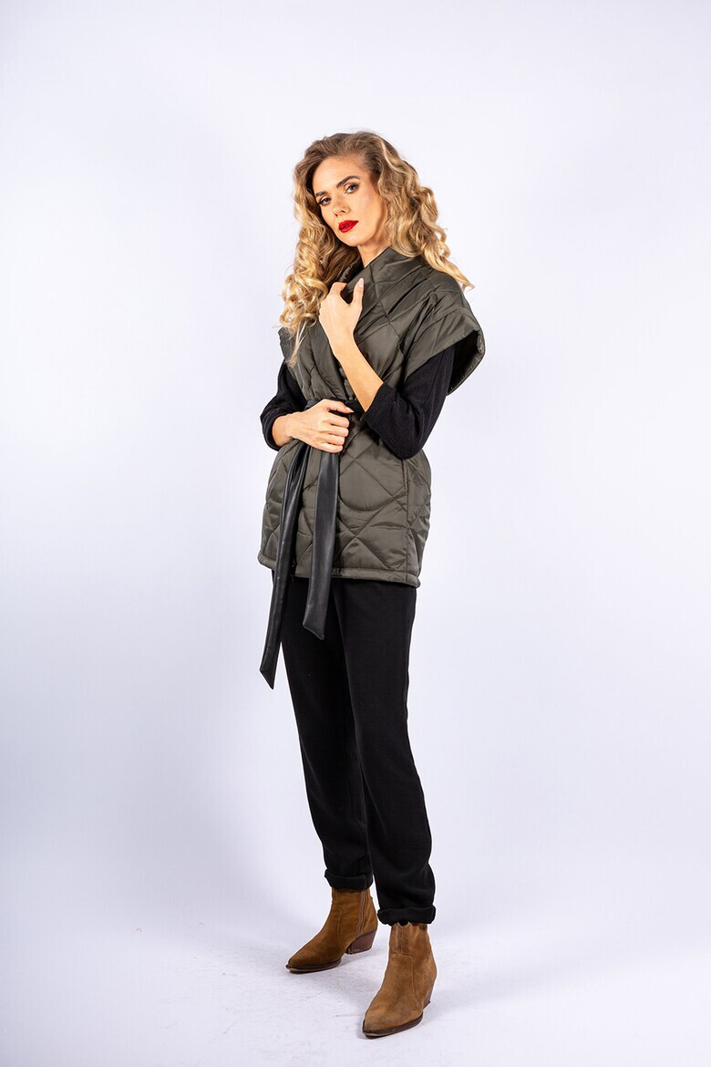 Couture de Marie Капитониран елек с колан - Pepit.bg