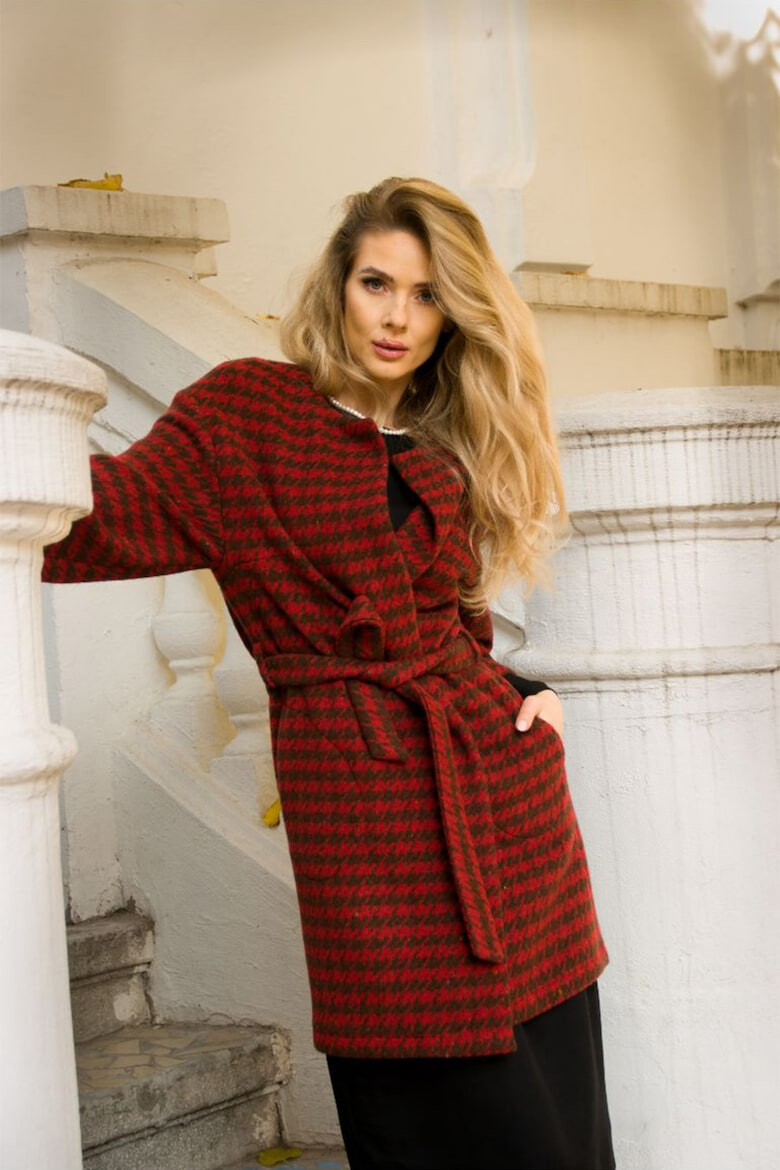 Couture de Marie Палто с пепит - Pepit.bg