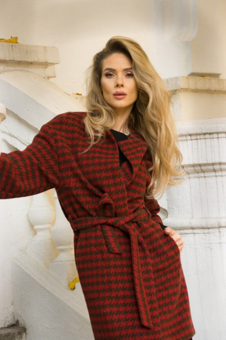 Couture de Marie Палто с пепит - Pepit.bg