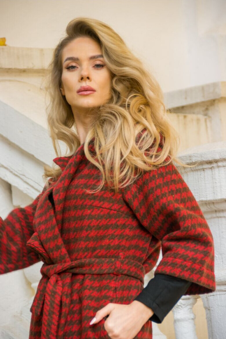 Couture de Marie Палто с пепит - Pepit.bg