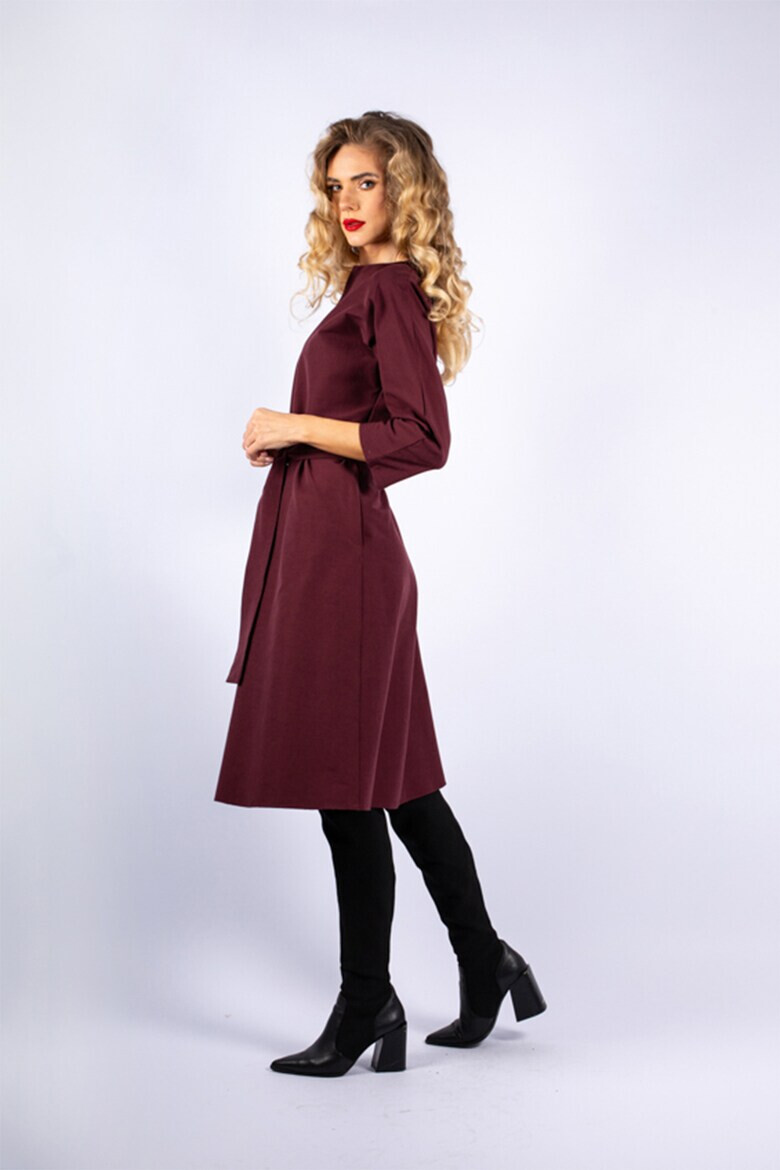Couture de Marie Разкроена миди рокля - Pepit.bg